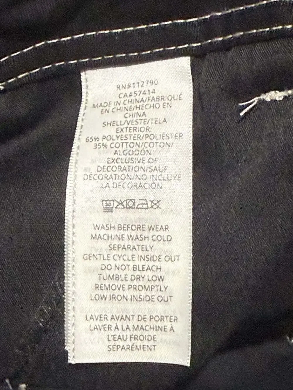 True Religion Cargo SN Pant Emb HS Outline Black Cargo Pants